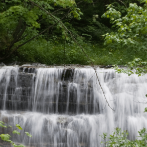 waterfall in Michigan