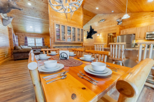 vacation rental cabin interior