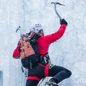ice climbing