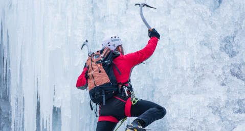 ice climbing