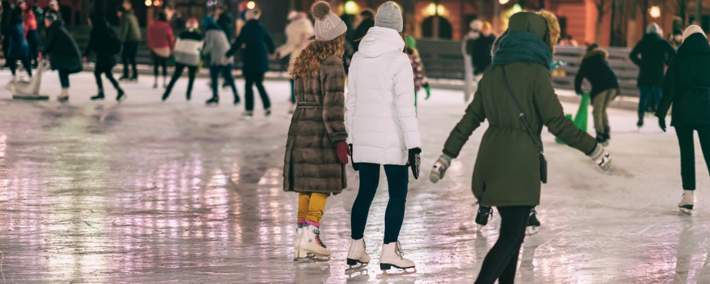 people ice skating