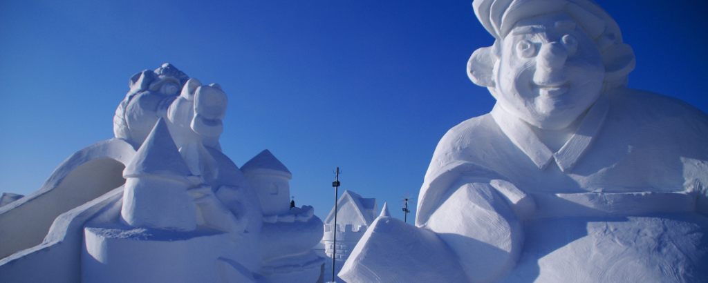 snow sculptures